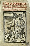 Llibre del coch, strona tytułowa